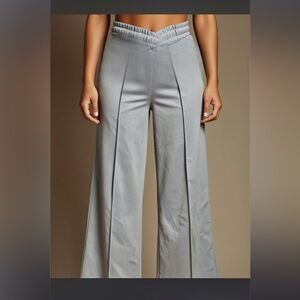 SHEIN Light Blue Elastic Waist Pants